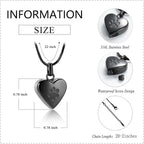 Paw Print Pet Urn Necklace