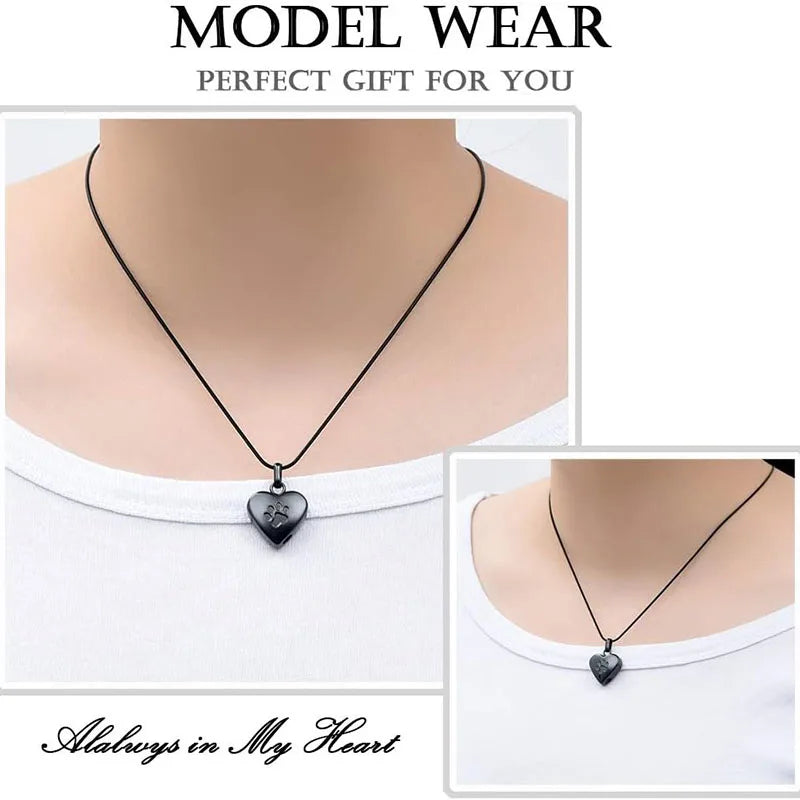 Paw Print Pet Urn Necklace